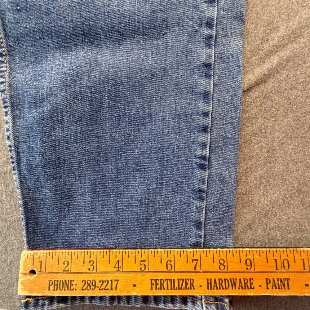 Levi 505 Regular Fit Straight Leg Jeans Medium Wash Blue Mens 40x32 00505-1454